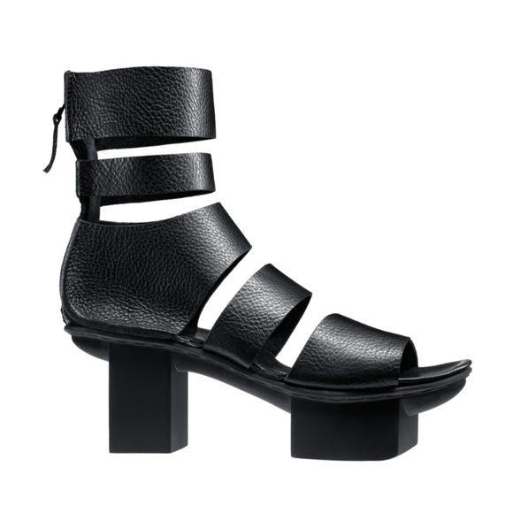 Trippen Shoes - Trippen Strong F Black Sandals Heels